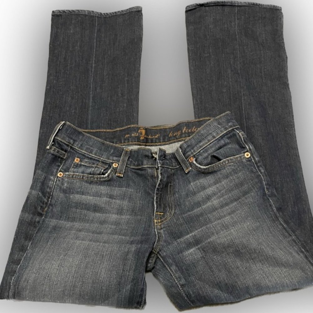 7 For All Mankind Long Bootcut Jeans - Picture 3 of 6